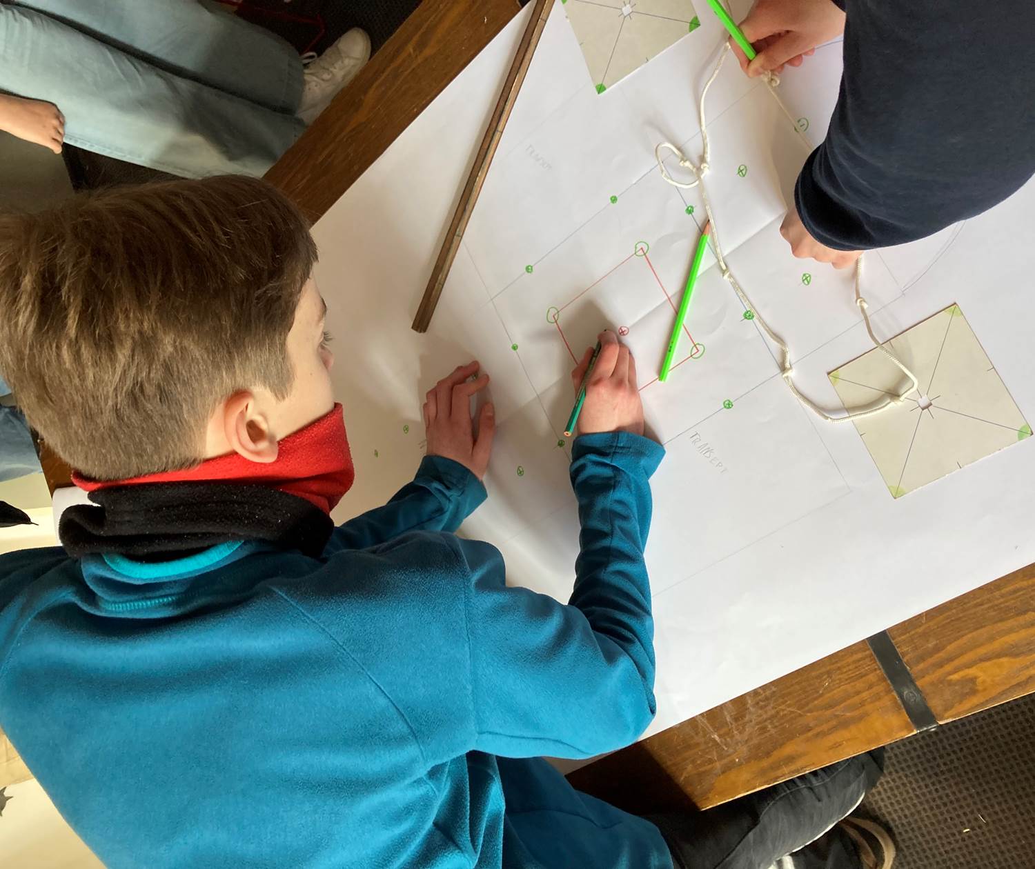 Atelier bâtisseurs : plan et élévation