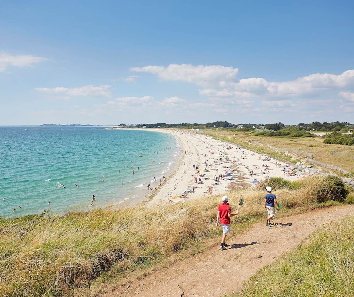 Chemin de randonnée plage de Penvins