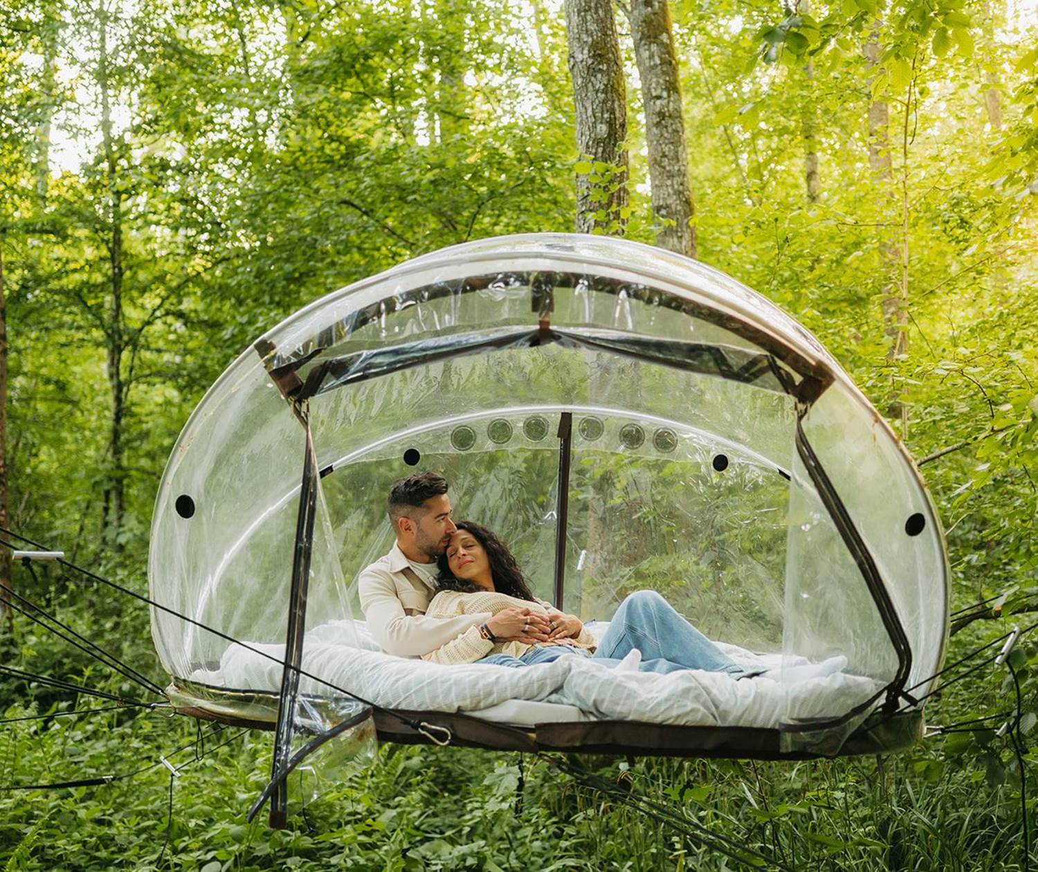 La bulle suspendue des Cinq Mésanges