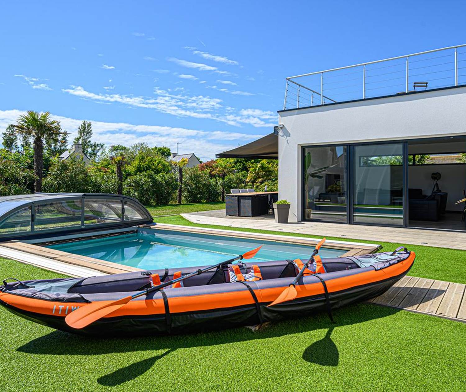 kayak 3-4 places villa charles ashton