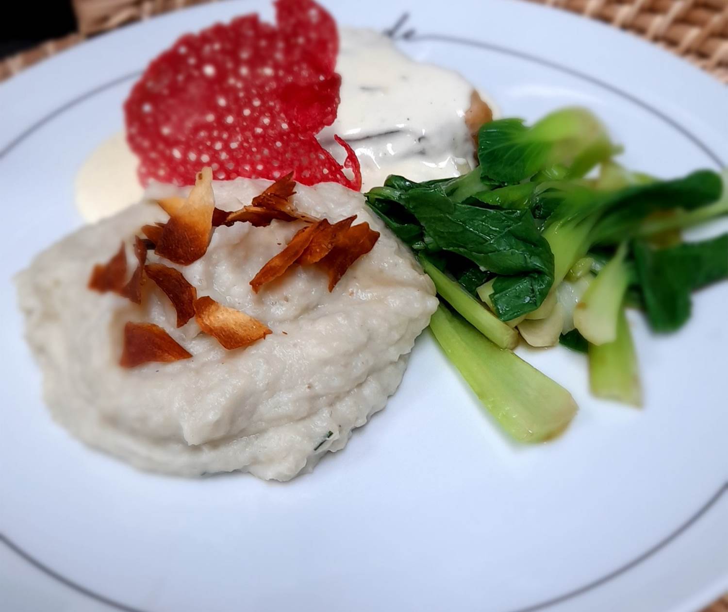 Dorade coryphène sauce combava