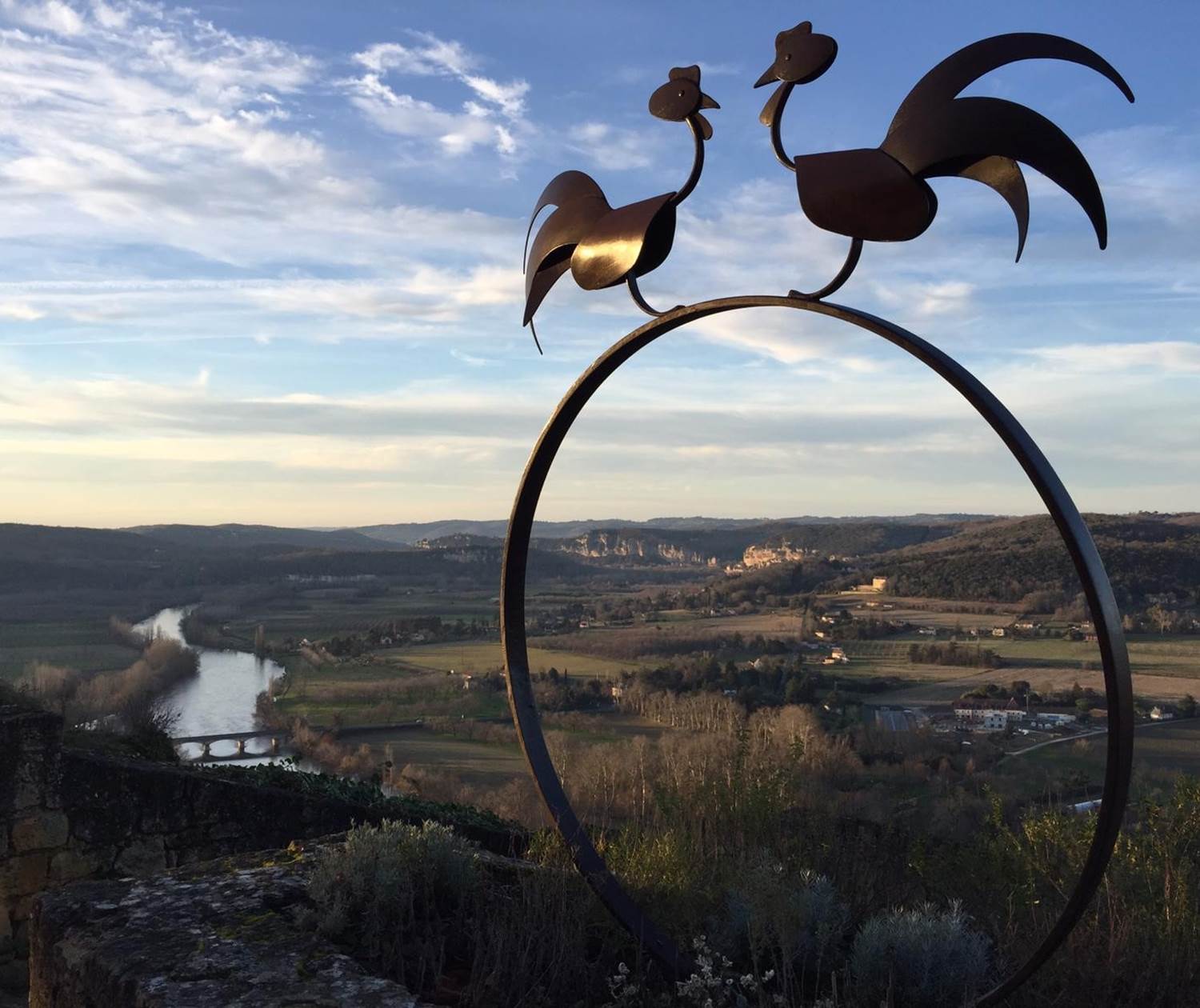 Vallée de la Dordogne depuis Domme