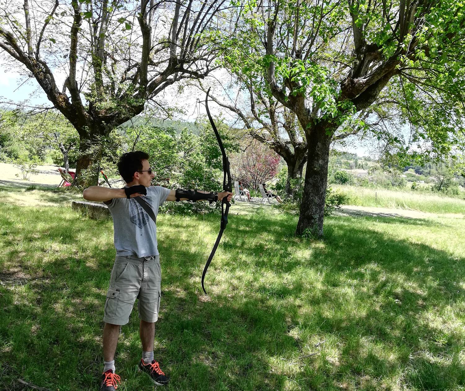 Tir à l'arc à la Bastide du Claus