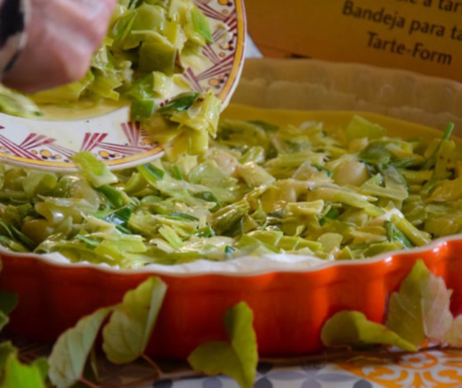 La Flamiche aux poireaux.