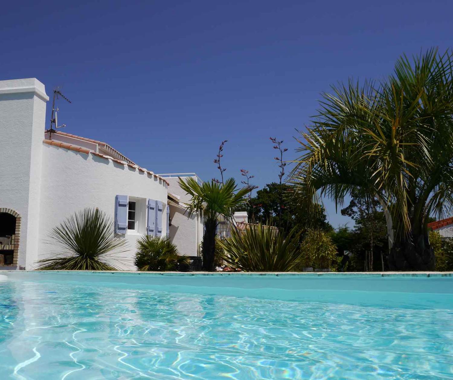 Jardin maison d'hôtes Une Escale à Pornic