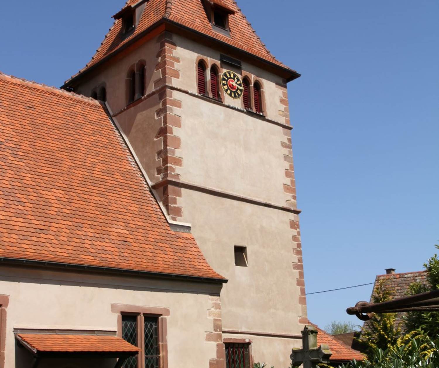 l'église romane et fortifiée de wintzenheim kochersberg