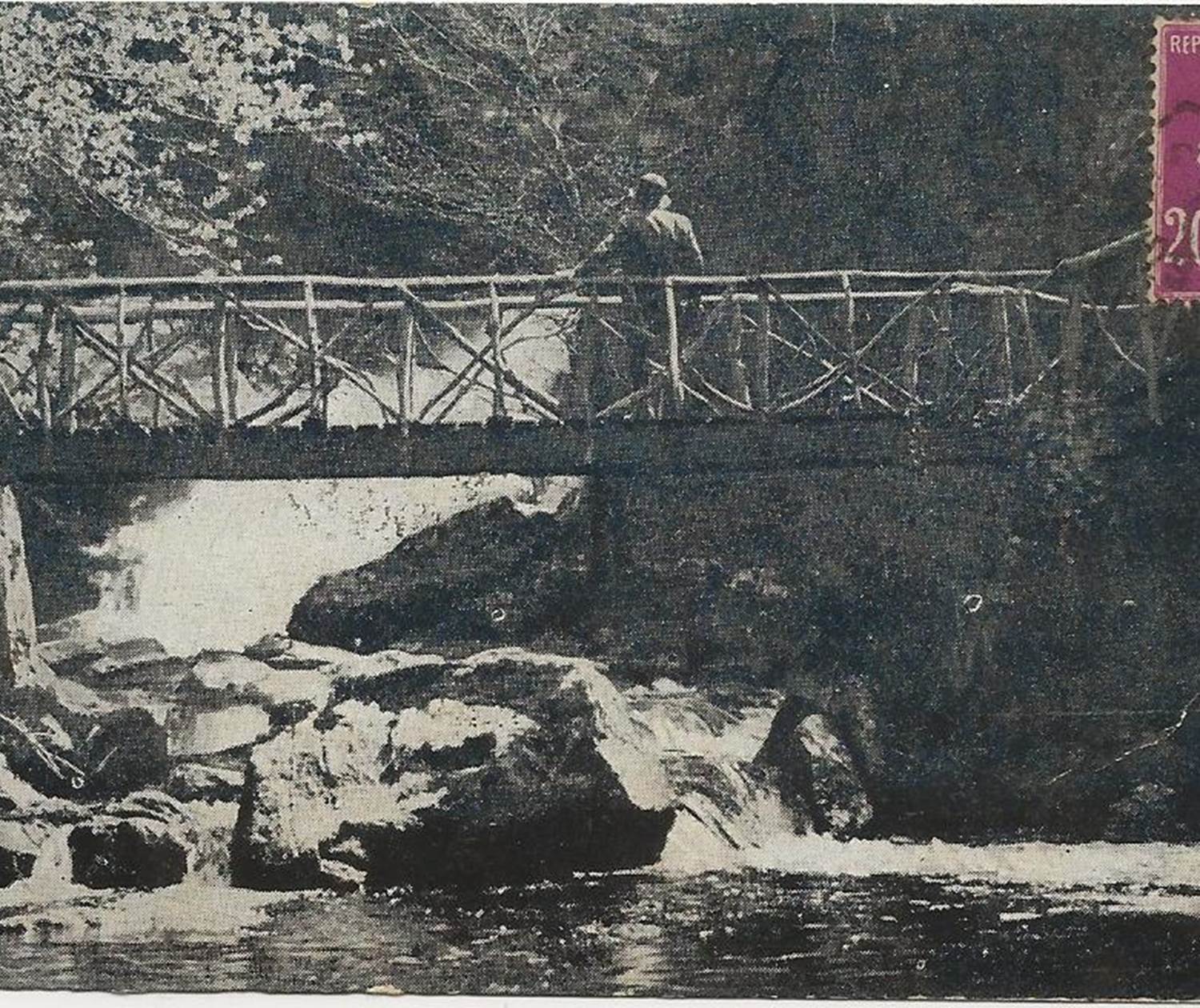 Carte postale vintage histoire parc vuillier correze tourisme tulle2