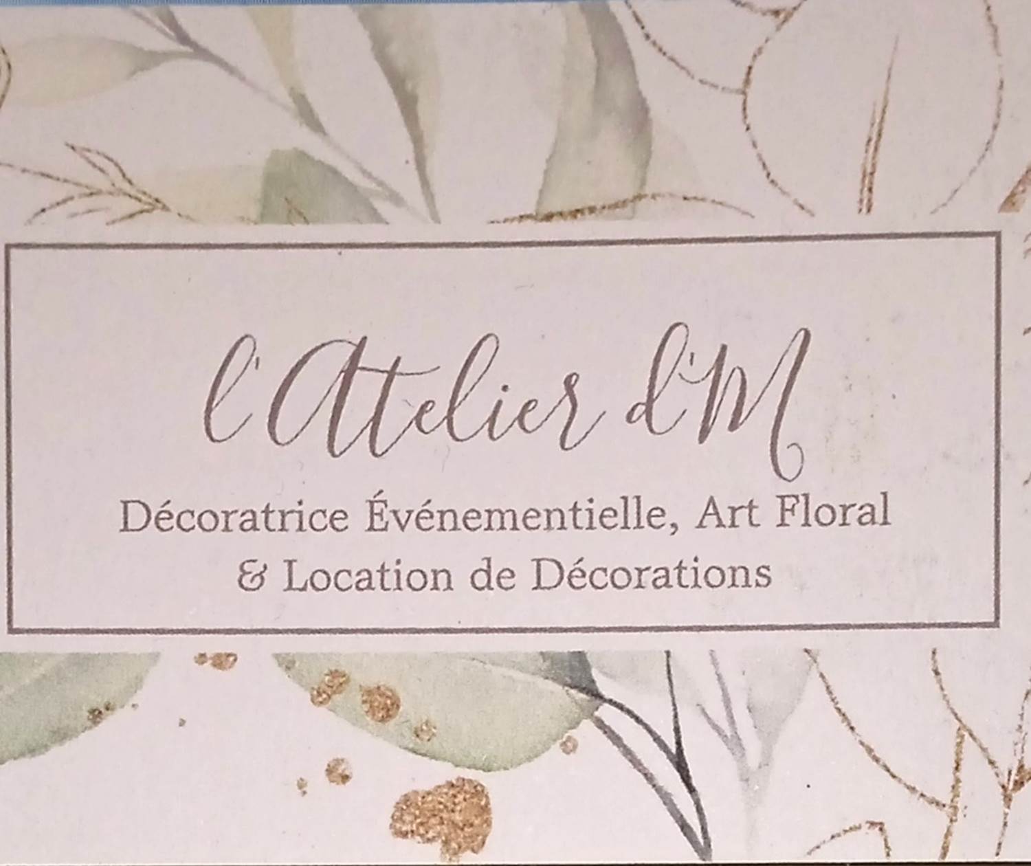 Décoration florale par Virginie