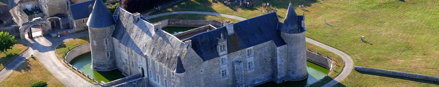 Vue aérienne - Château de Saveilles