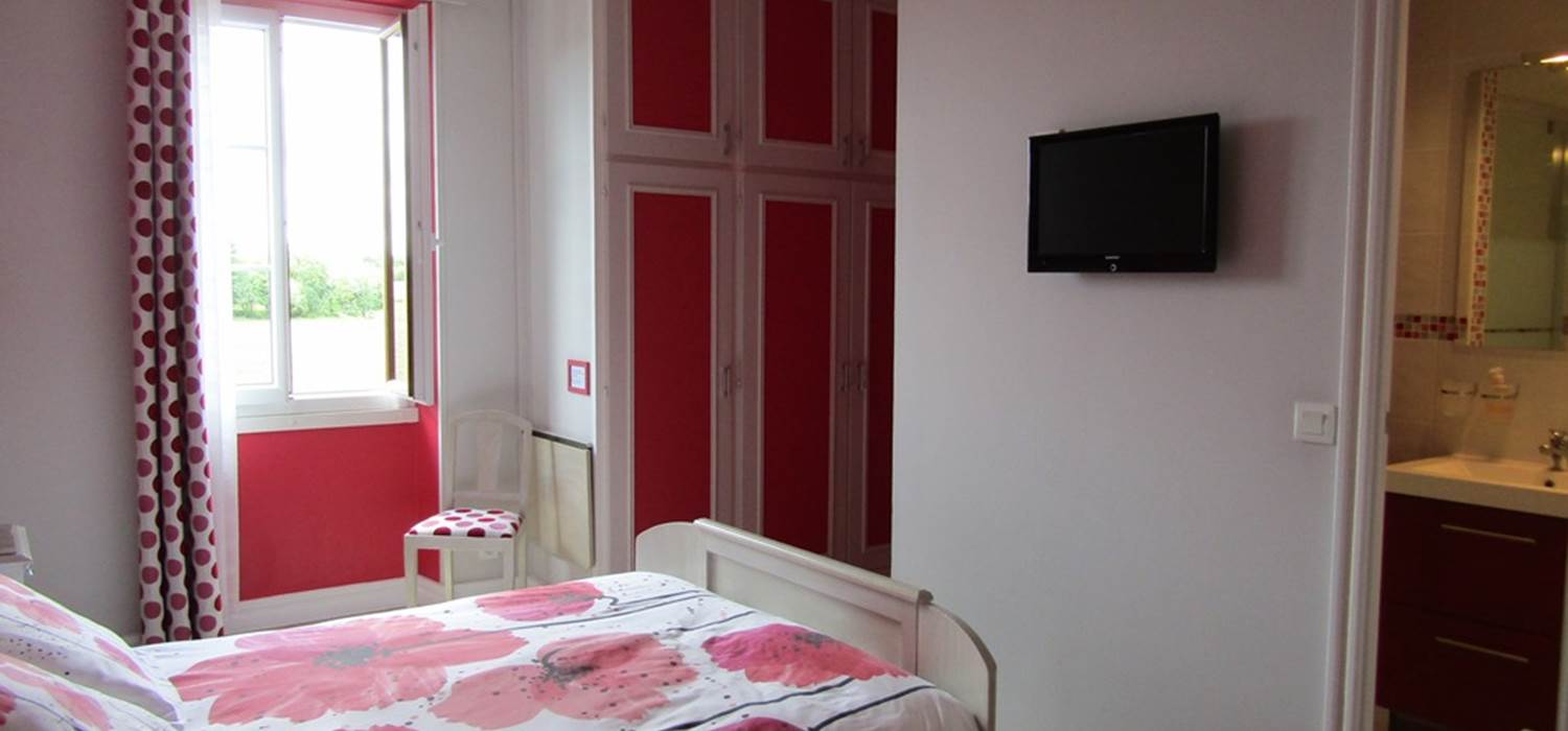 Chambre Compostelle lit double - L'HORIZON DES LANDES