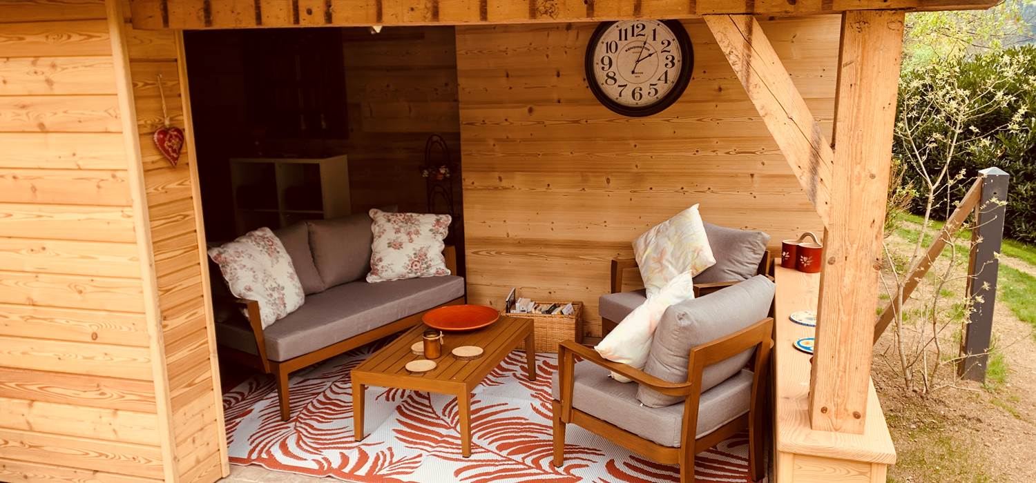 cabanon attenant au gite le cerisier
