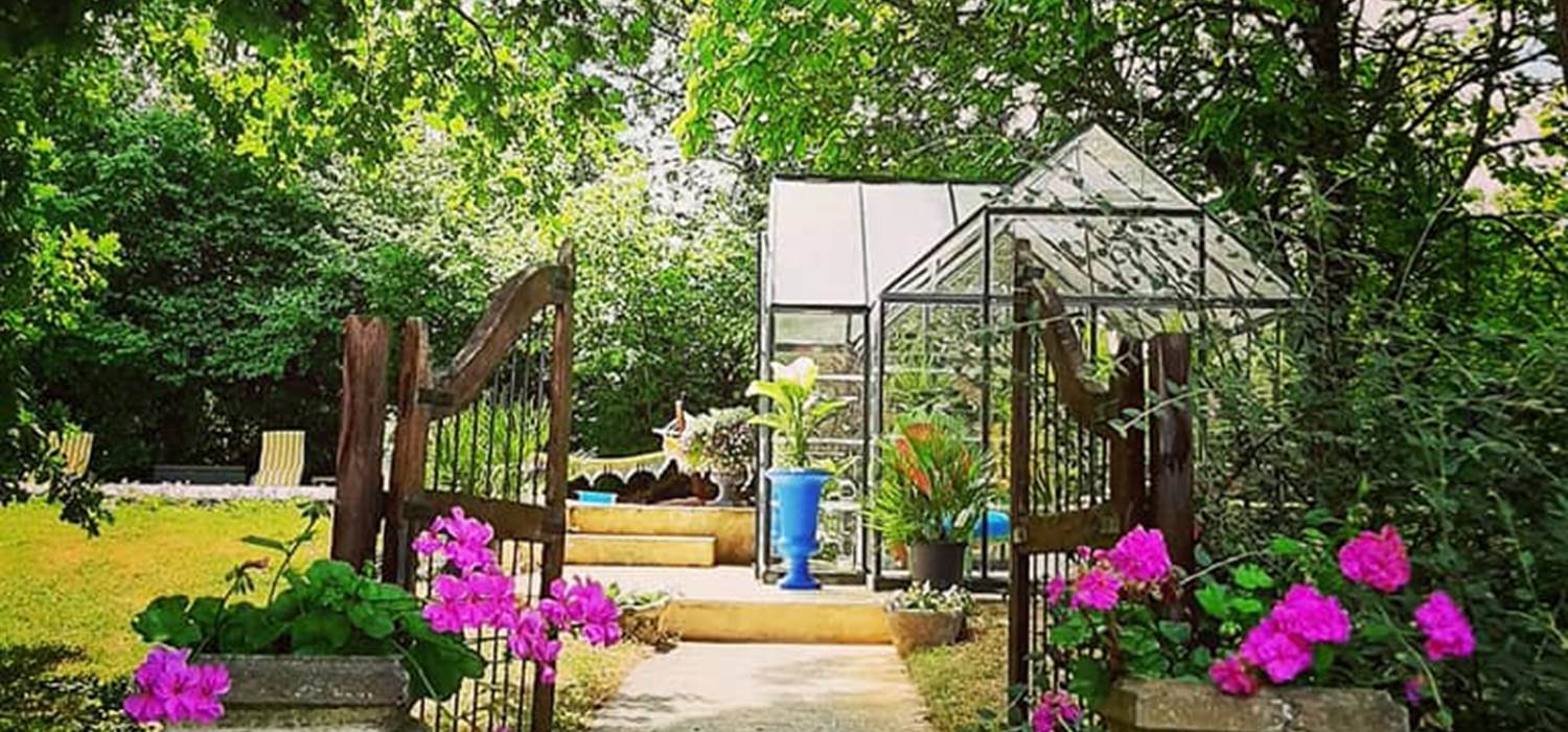 entrée espace piscine