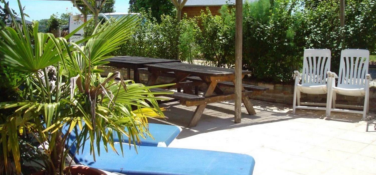 Terrasse du gîte La Longère