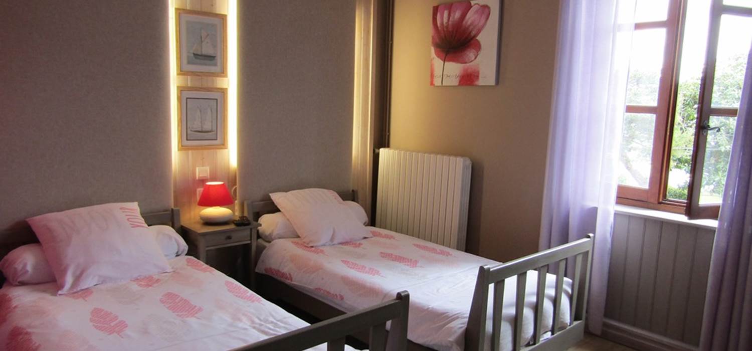 Chambre Lits Jumeaux L'HORIZON DES LANDES