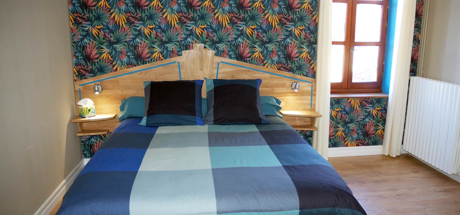 Chambre Gascogne Triple / 1 lit Queen & 1 lit simple - L'HORIZON