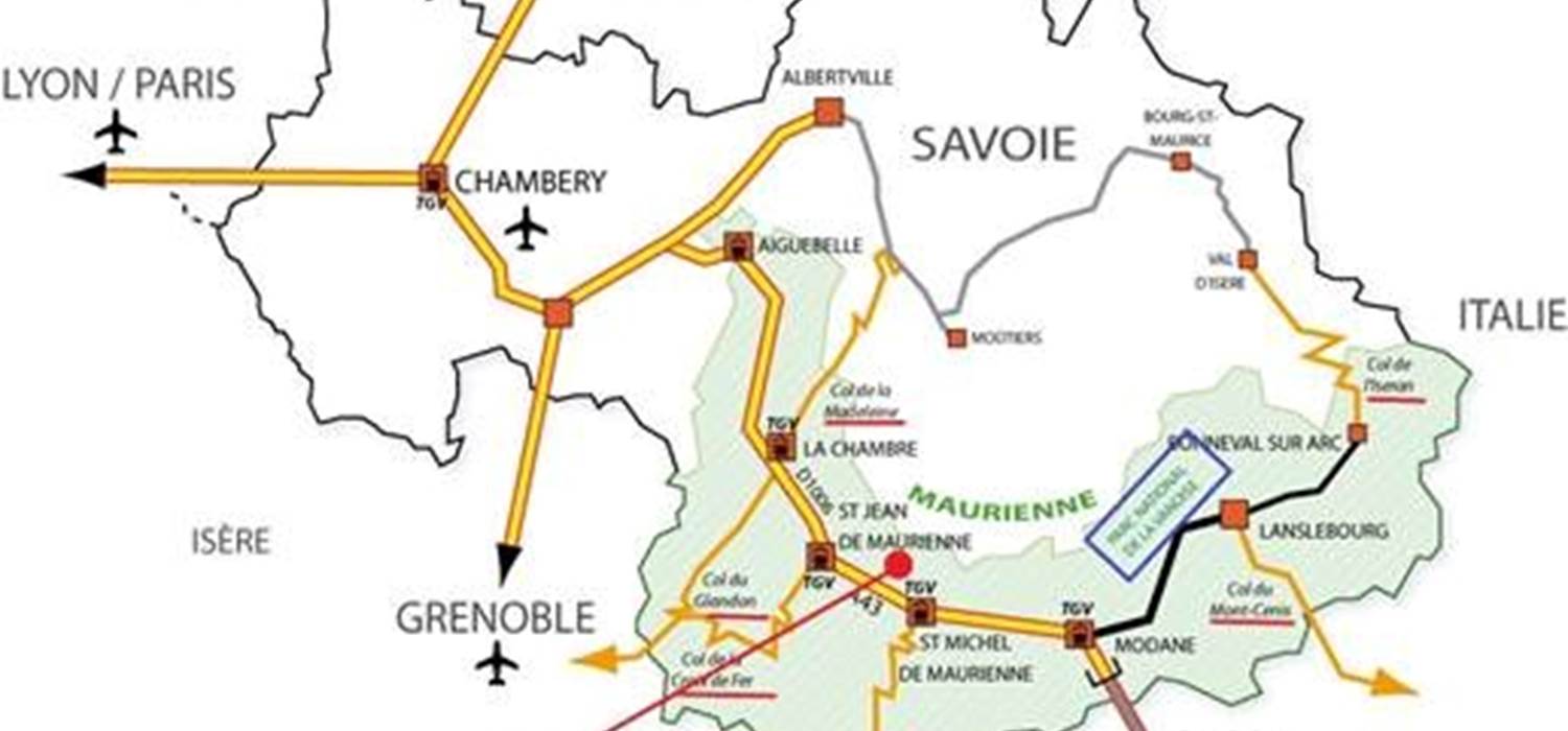 carte savoie été