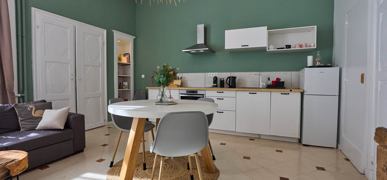 Appartement Luxe - salon cuisine