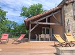 Gîte du Causse Loubressac Terrasse couverte