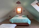 Coucher de soleil vu de la chambre turquoise