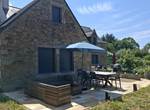 Grande terrasse maison 8 personnes Les Hauts de Locmiquel