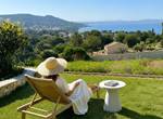 Vue depuis le jardin du Levant