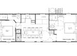 Cabane du Cerf, plan du bas