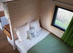 Cabane du Cerf, banquette salon en mode couchages