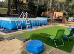 >Cabanon et piscine ouverte de juin à sept