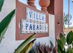 Entrée principale villa paradis 