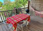 Terrasse avec vue mer à Bouillante