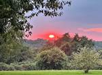 Coucher de soleil sur le parc 18 sept 2024