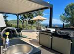 Cuisine d'été plancha et 3 feux à gaz