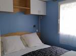 chambre lit double  Logis bleu Domaine Quiescis