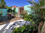 Petit coin de verdure de la Kaz Auberge
