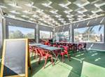 Espace extérieur repas réunion jeux 