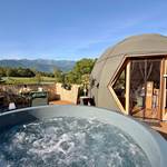 Bain nordique avec vue sur les Pyrénées