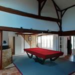 La salle de billar du Domaine la Jam