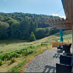 Vue depuis la terrasse du gîte le Ruisseau