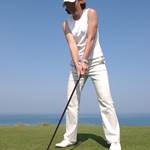 coach parcours de golf accompagne