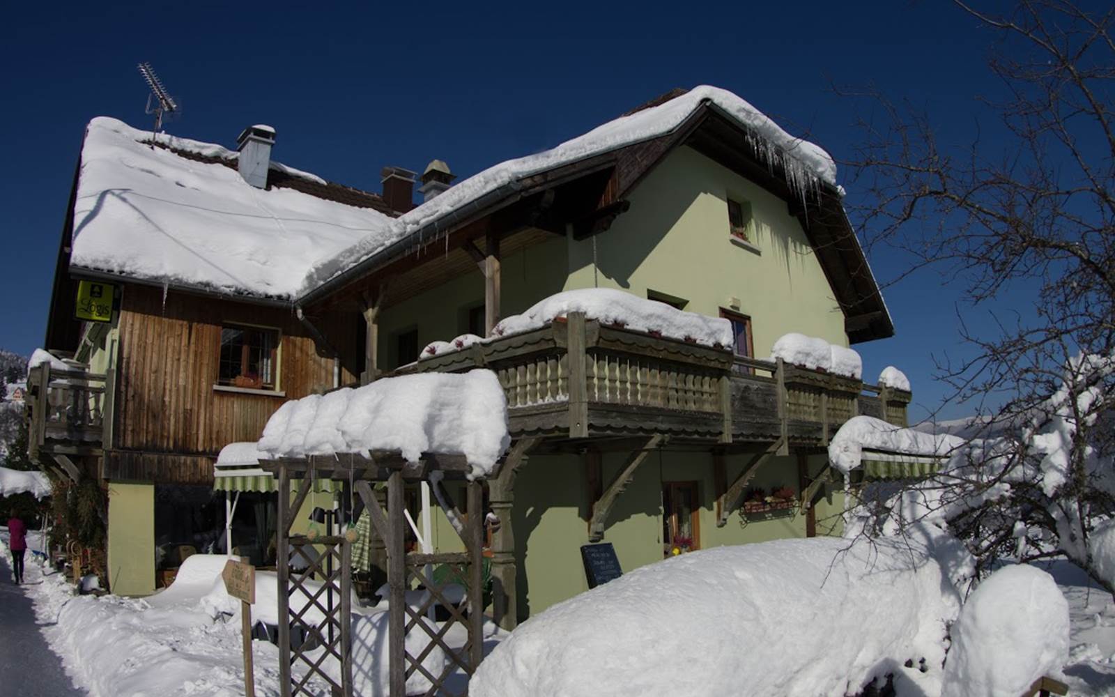 les 4 saisons sous la neige