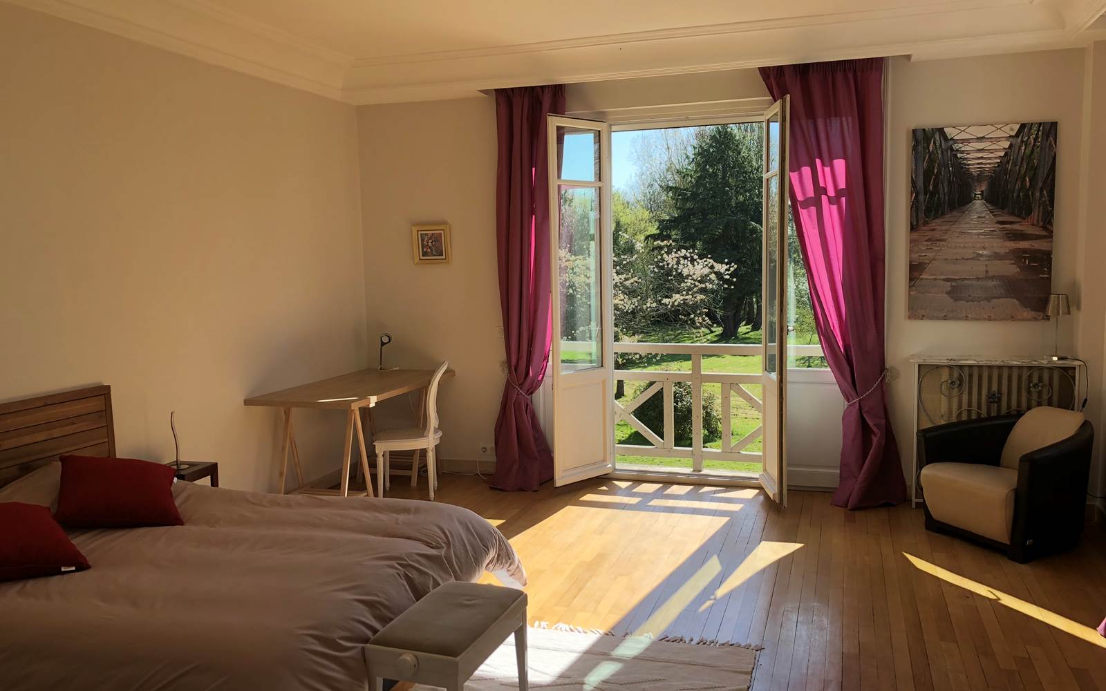 Vue chambre Castagnède