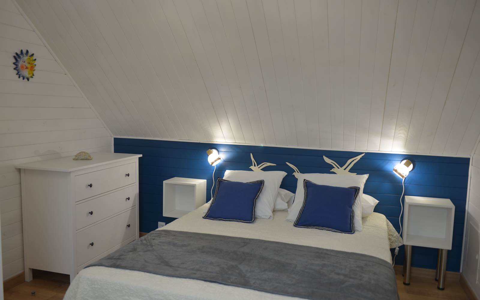 chambre bleu étage