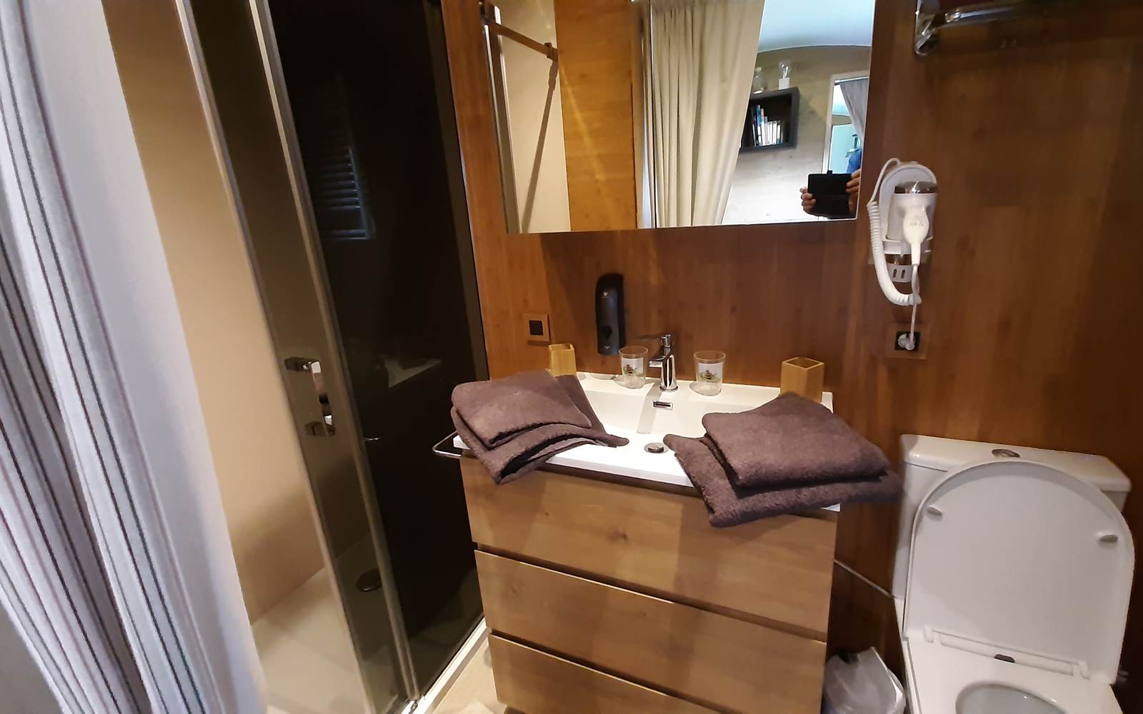 Roulotte: salle de bain