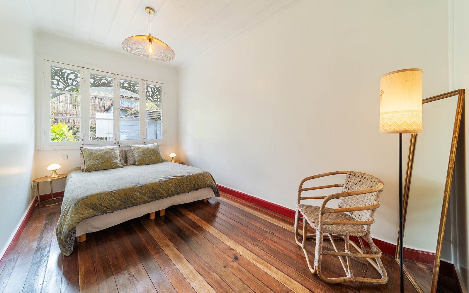 Chambre double verte