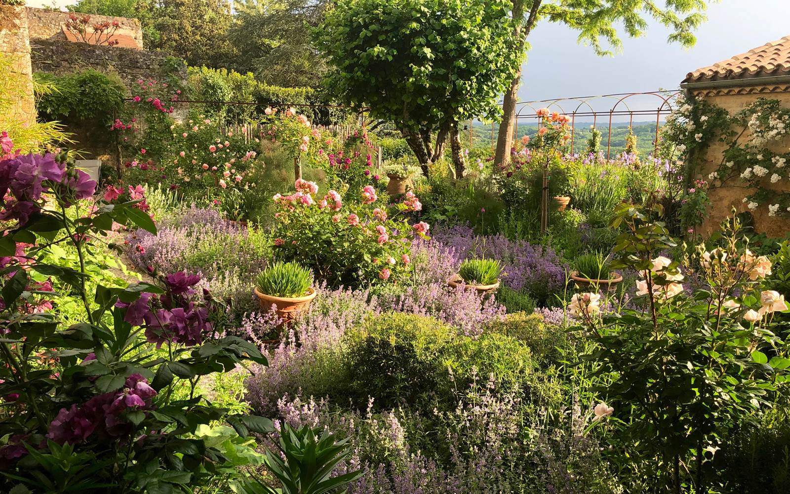 1 Logis à Domme: Le jardin, vue panoramique