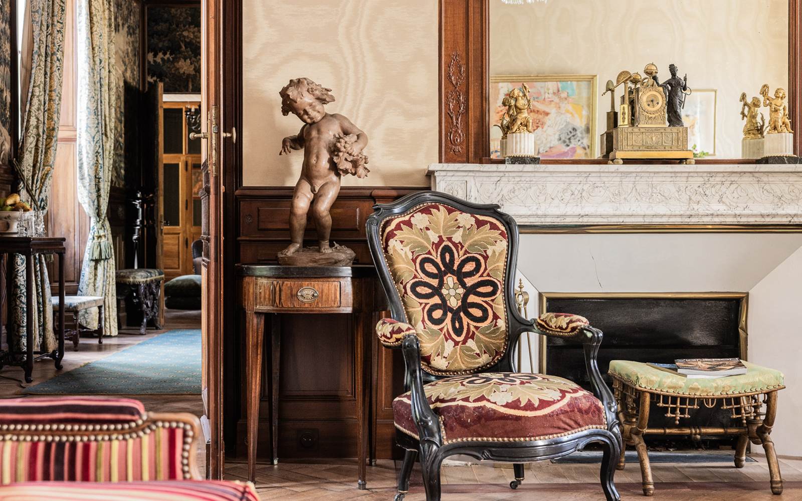 Château Sénéjac - Le Pian Médoc - Chambres d'Hôtes - Salon jaune