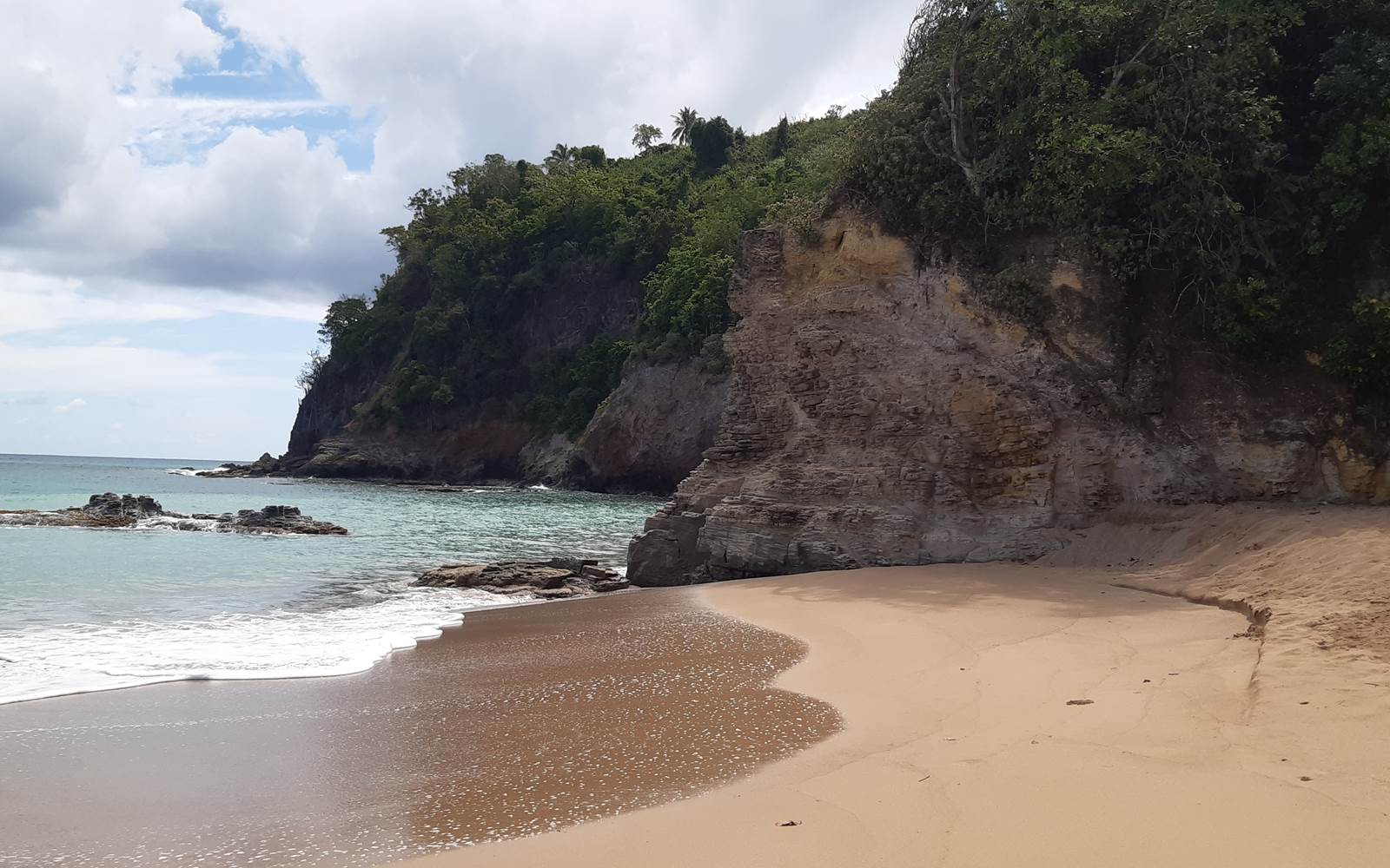 Plage Anse Tillet cotè droit