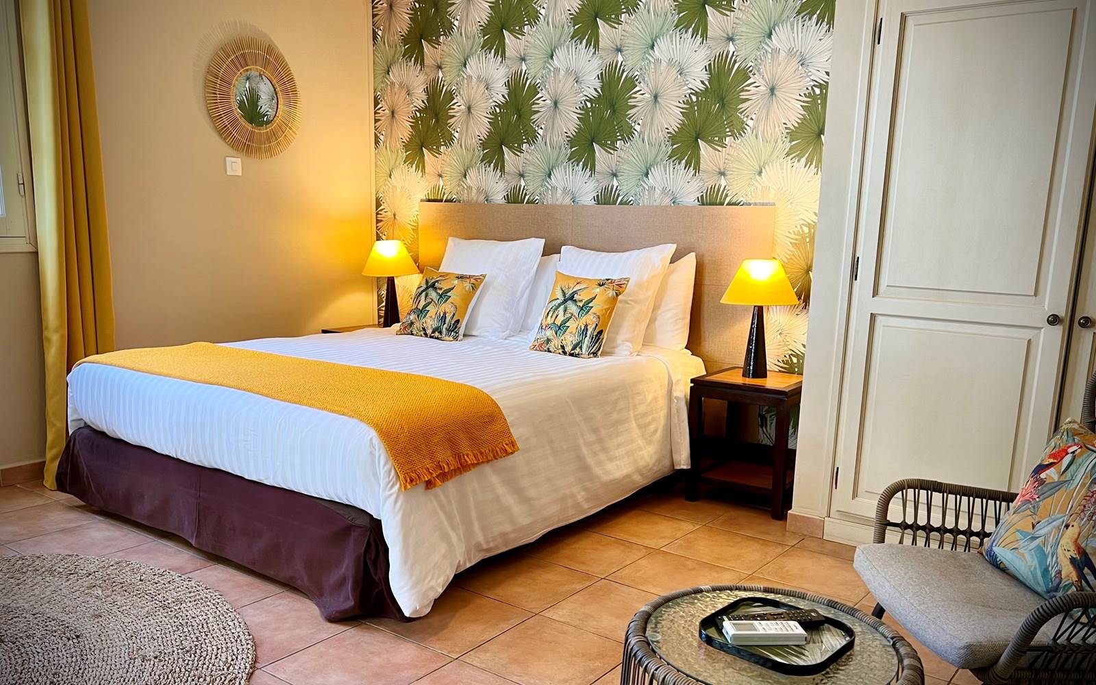 Chambre Cannelle 5 - La villa des cannes - Sainte Marie - île de la  Reunion