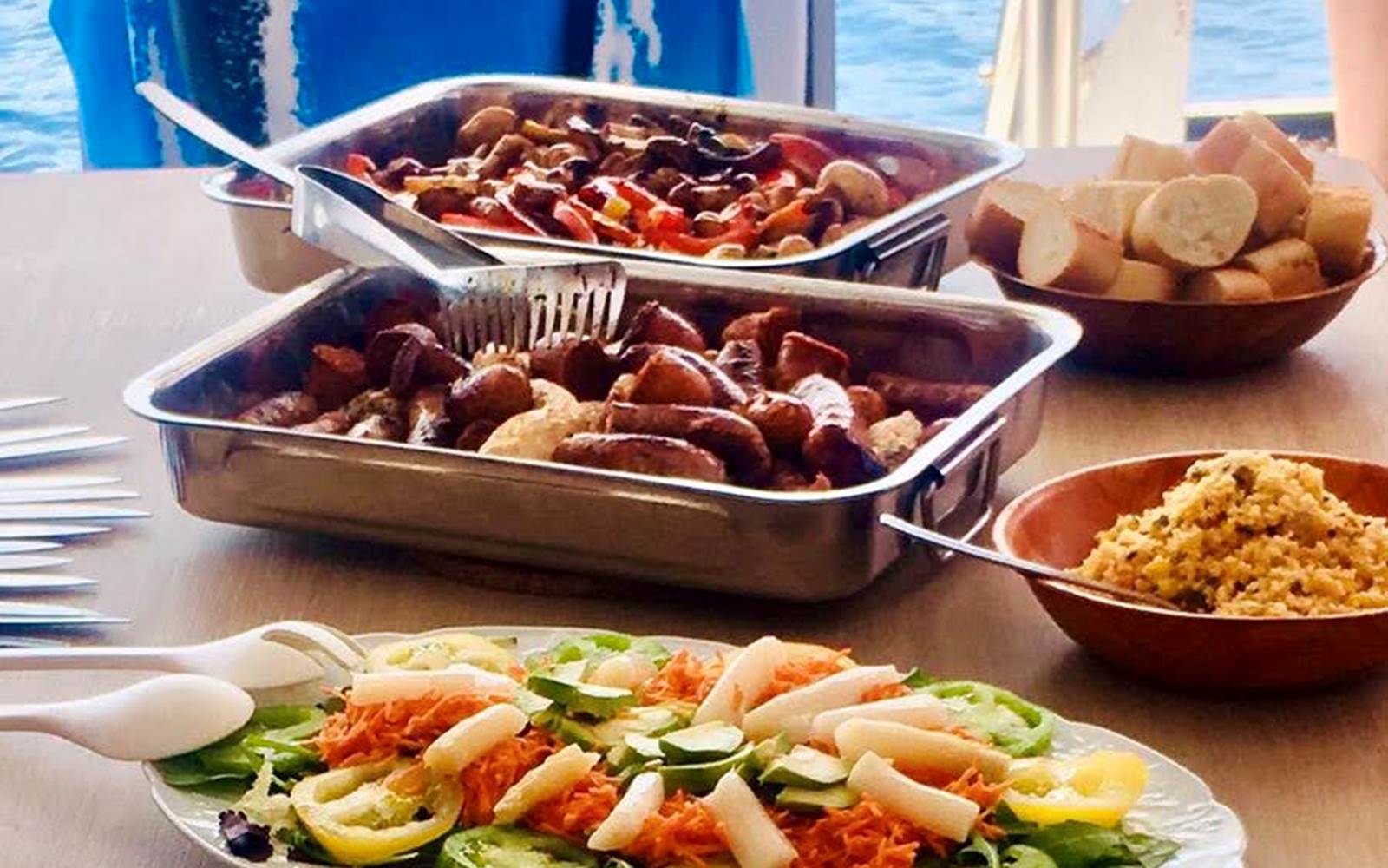 Buffet sympa pour groupes, grillades ...
