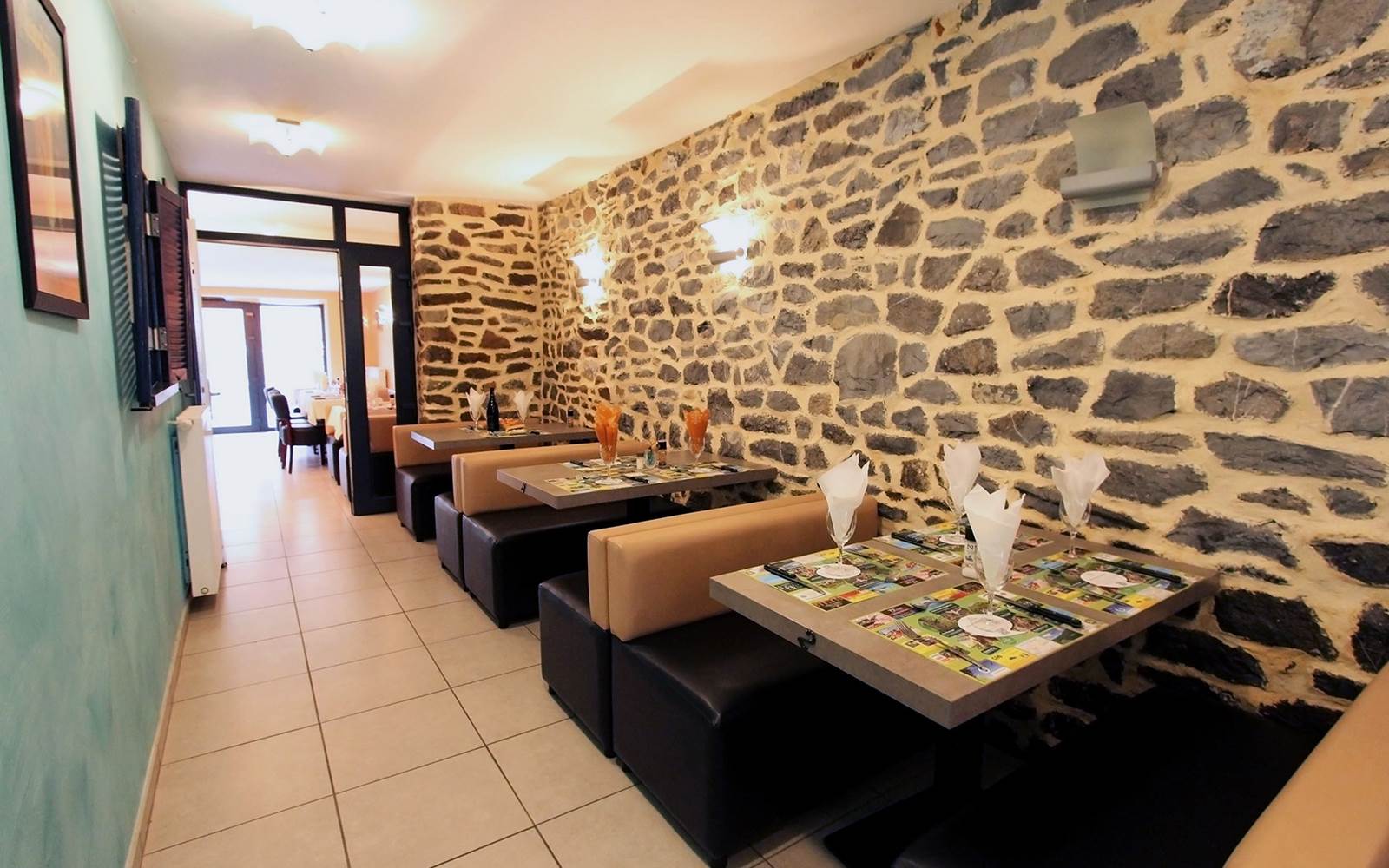 Côté restaurant, un cadre agréable pour se restaurer !